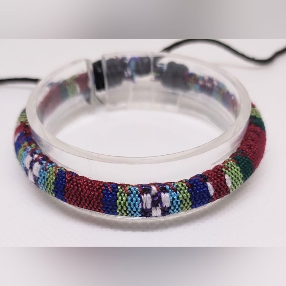 Men's bracelet striped‎ punk new e79